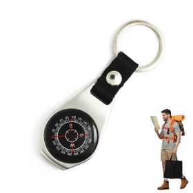 Zinc Alloy Compass Keychain for Hiking