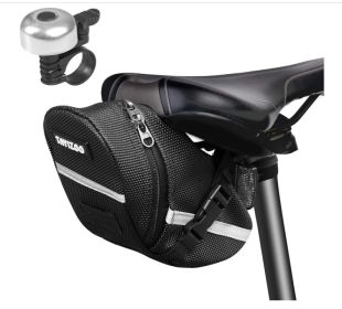 Bike Saddle Bags Waterproof With Reflective Strips Bicycle Seat Bag Under Seat Cycling Seat Pack for Mountain Bikes and Road Bicycle