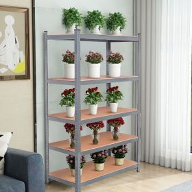71 inch Heavy Duty Steel Adjustable 5 Level Storage Shelves