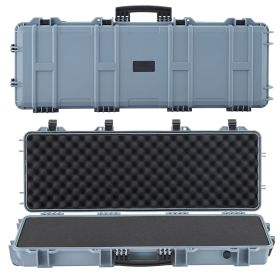 VEVOR Hard Rifle Case, Lockable Rifle Case with Pre-cut Foams, 40 in Gun Storage with Wheels