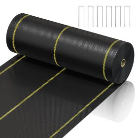 Prohibited From Sale On Amazon XISHAN Black Weed Control Fabric ,70g HDPE (Option: 3X50ft-Black)